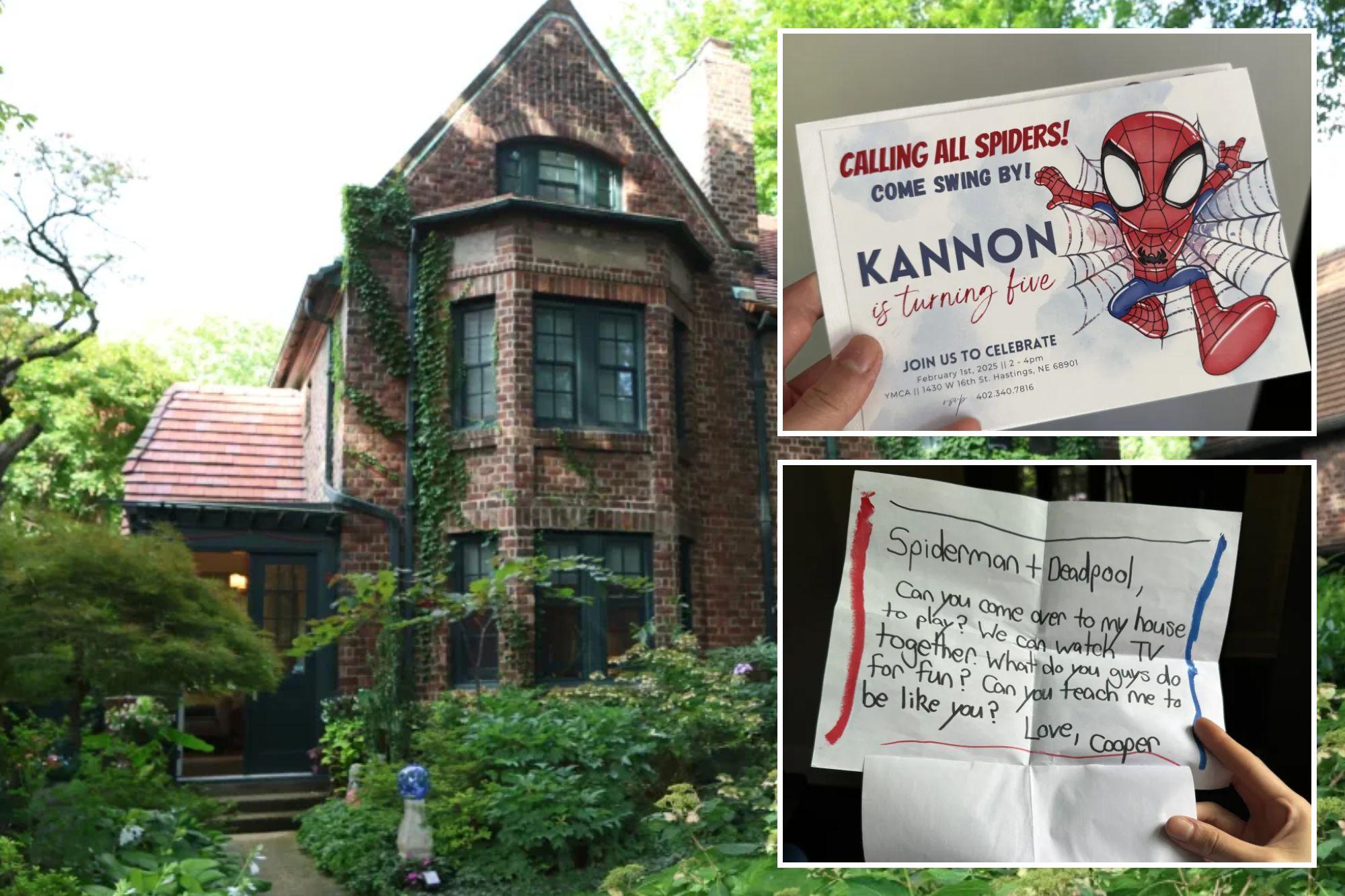 NYC homeowner who shares an address with Spider-Man reveals heartwarming web of letters he gets from kids newspress collage 819nnjvcb 1786068315801