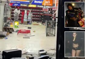 Mob of looters who struck LA AutoZone twice in 24 hours pictured by police