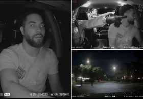Cops jump in Uber, demand driver chase down fleeing suspect in wild video clip: ‘Go, go, go, go!’