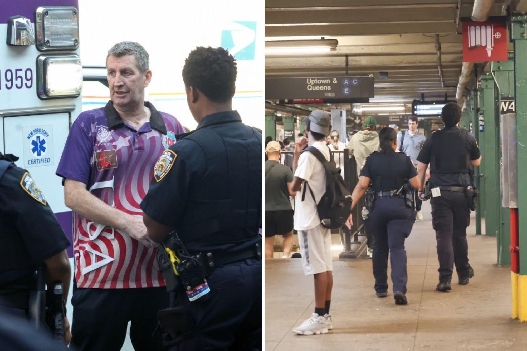Staring contest on NYC train leads to rider getting shoved onto subway tracks newspress collage hnsuzd53g 1786119846621