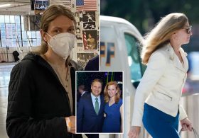 Bizarre twist in $6.2B divorce as it’s revealed billionaire’s alleged fencing coach lover sued his wife over ‘smear campaign’