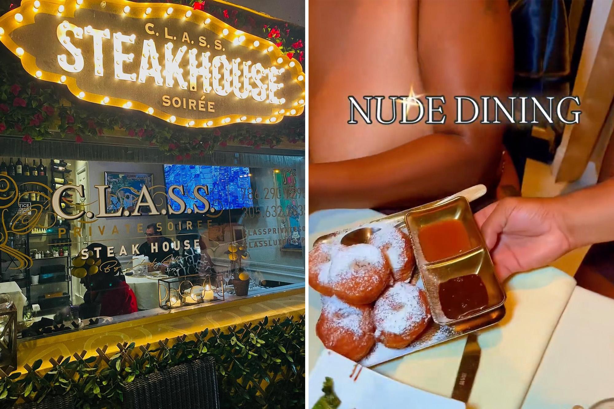 Florida steakhouse offers naked dining experience — but it’ll cost men extra nude dining comp