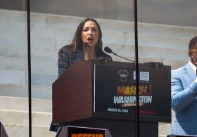 Sharpton compares Ocasio-Cortez to Chisolm at voting rights march