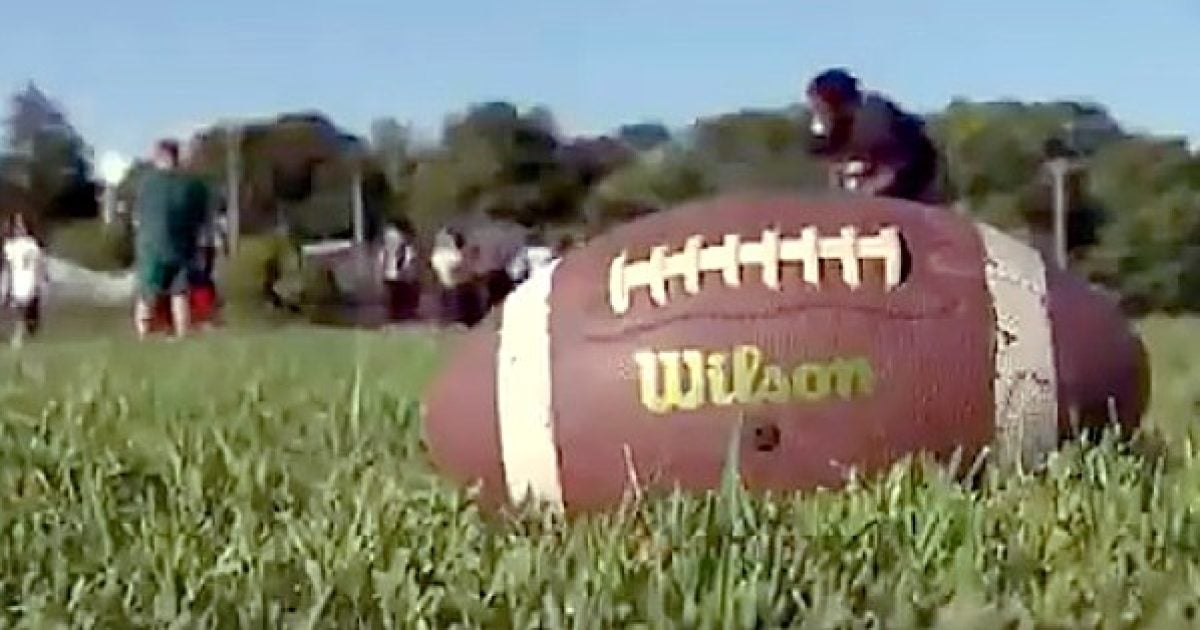 ‘He’s a tough kid’: Watch adult violently interfere with 9-year-old football player during game ootball trip 1200x630 1