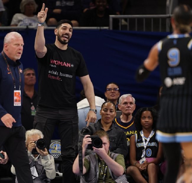 NBA Vet Enes Kanter Freedom Sends Letter with 5 Deadly Questions to WNBA Commissioner After Ejection from Arena