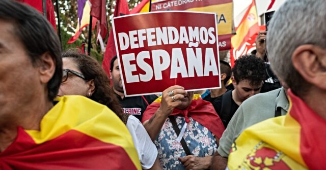 ‘Pedro Sanchez, Son of a …’ Ceuta Residents Protest Against Govt's Invading Migrant Shelter Plans protest marach 640x335 1