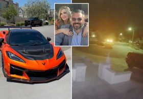 Moment brazen thieves steal $300K Corvette C8 ZR1 straight from California driveway