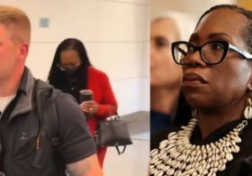 DEI Justice Ketanji Brown Jackson Still Playing COVID Theater, Performatively Masked Up at DC Airport