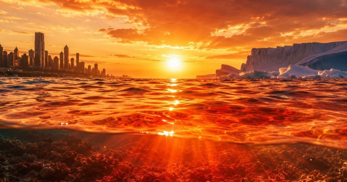 Ocean Heat Record: Seas Hit Hottest July Ever as El Niño Builds and Europe Battles Extreme Heat representative image shows earths oceans reached record july temperatures amid extreme heat