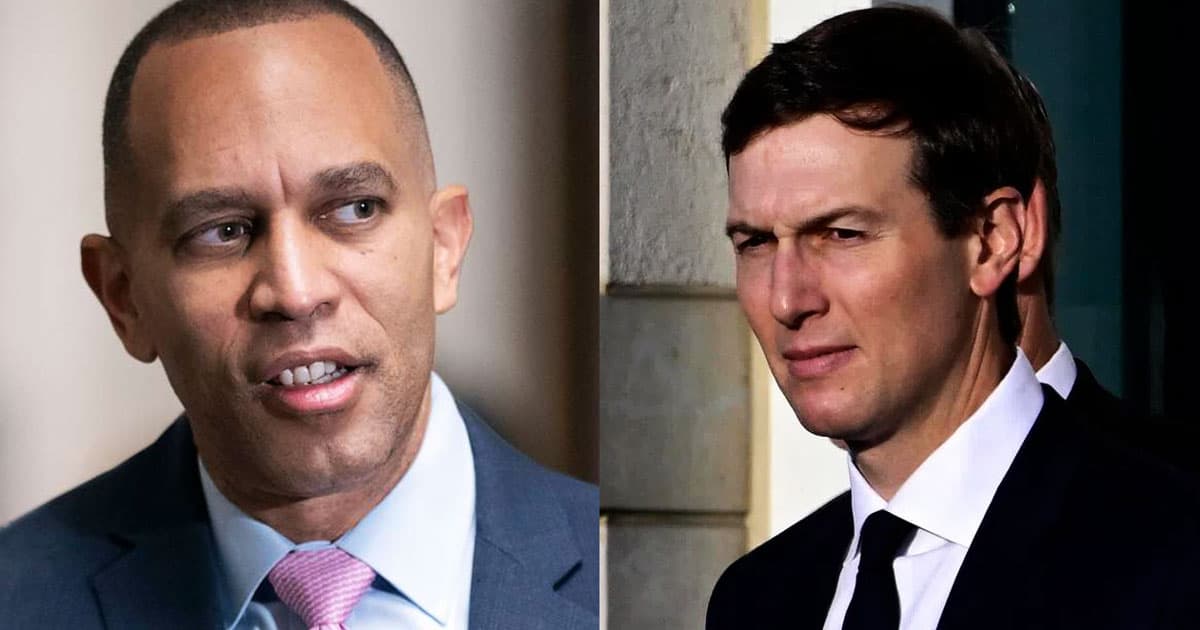 Hakeem Jeffries Holds Secret Meeting with Jared Kushner Ahead of Midterms ries secret meeting midterms