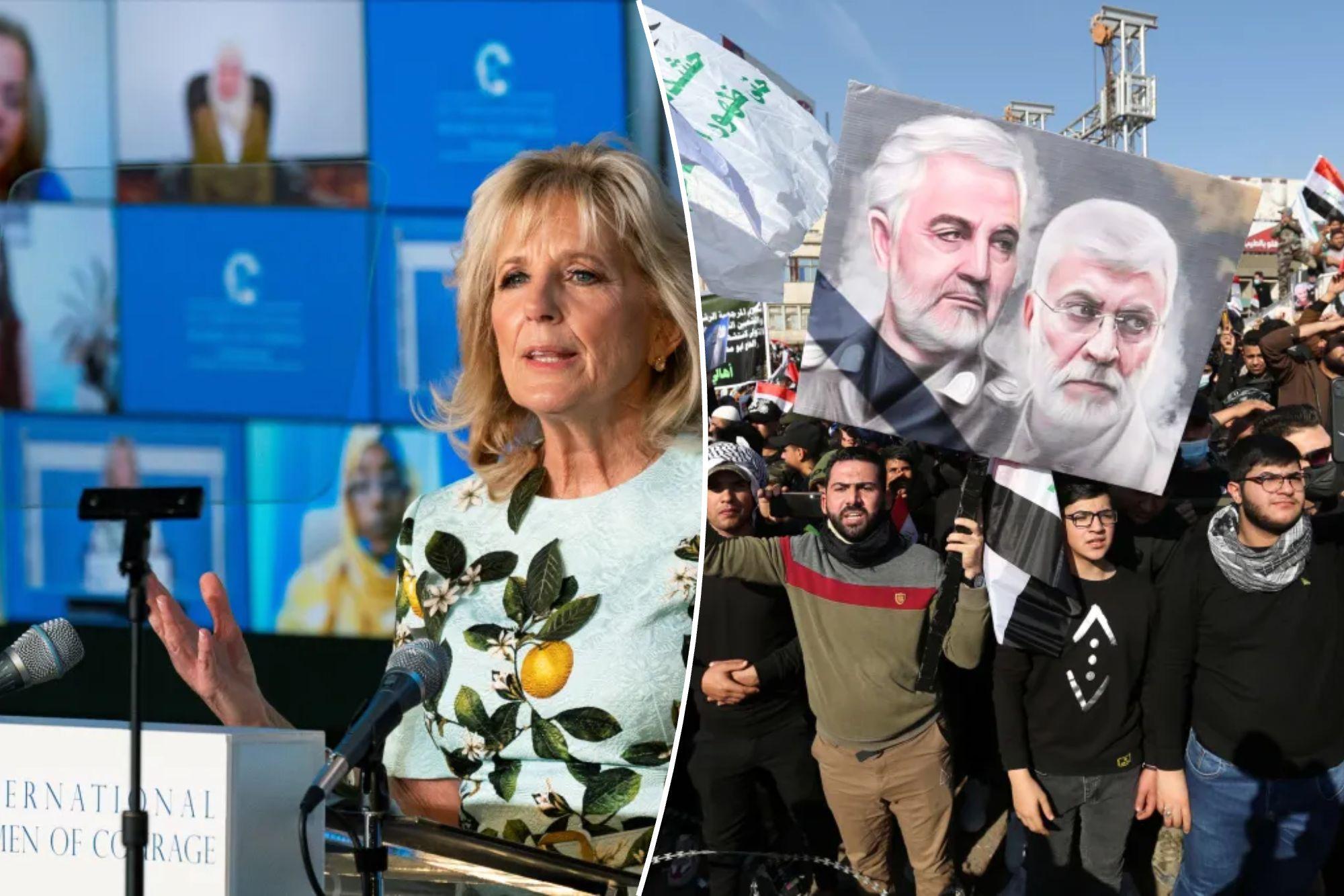 Ex-Iraqi finance minister given ‘women of courage’ awarded by Jill Biden lands on US terror watchlist rk51m5u 1787936156621