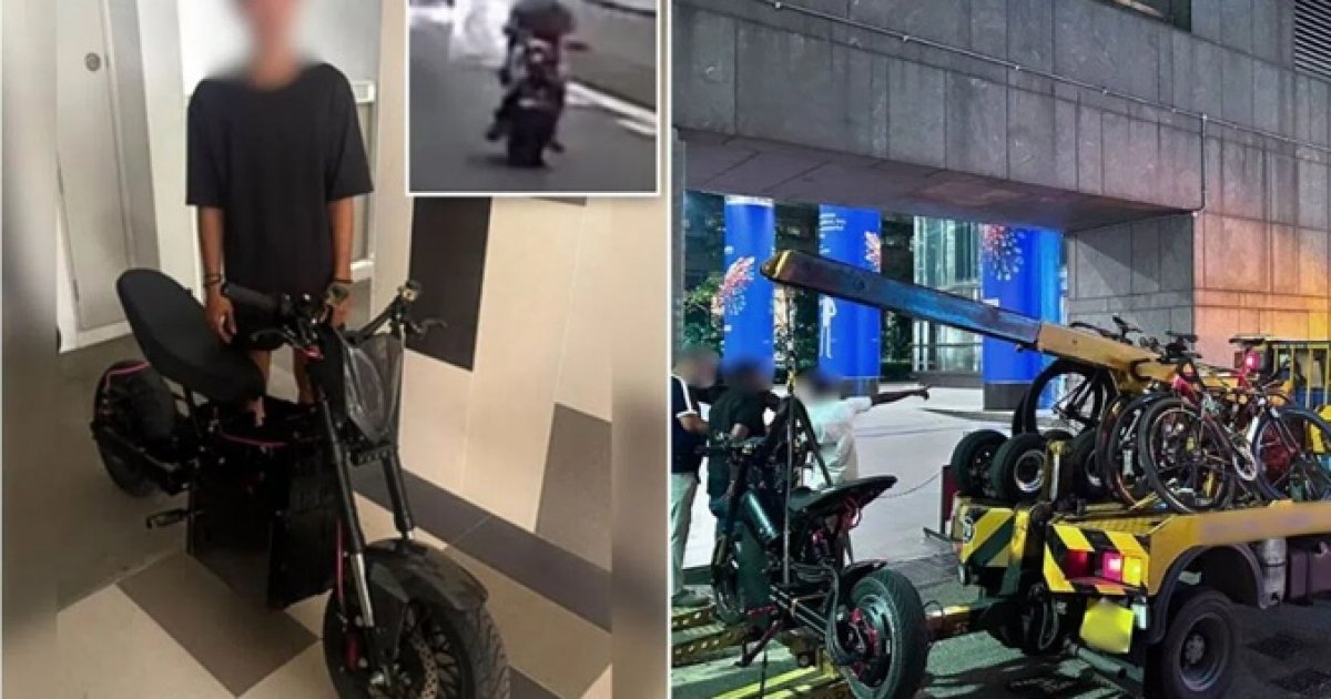 Singapore: PMD Seen 'At High Speeds' in KPE Tunnel Seized; 100 Other Non-Compliant Devices Impounded by LTA singapore 10