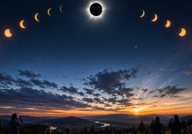 Total Darkness, Then Sunset: Eclipse Turns Spain Into a Giant Skywatching Arena