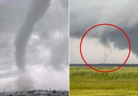 Tornado tears through Long Island beach club in insane video