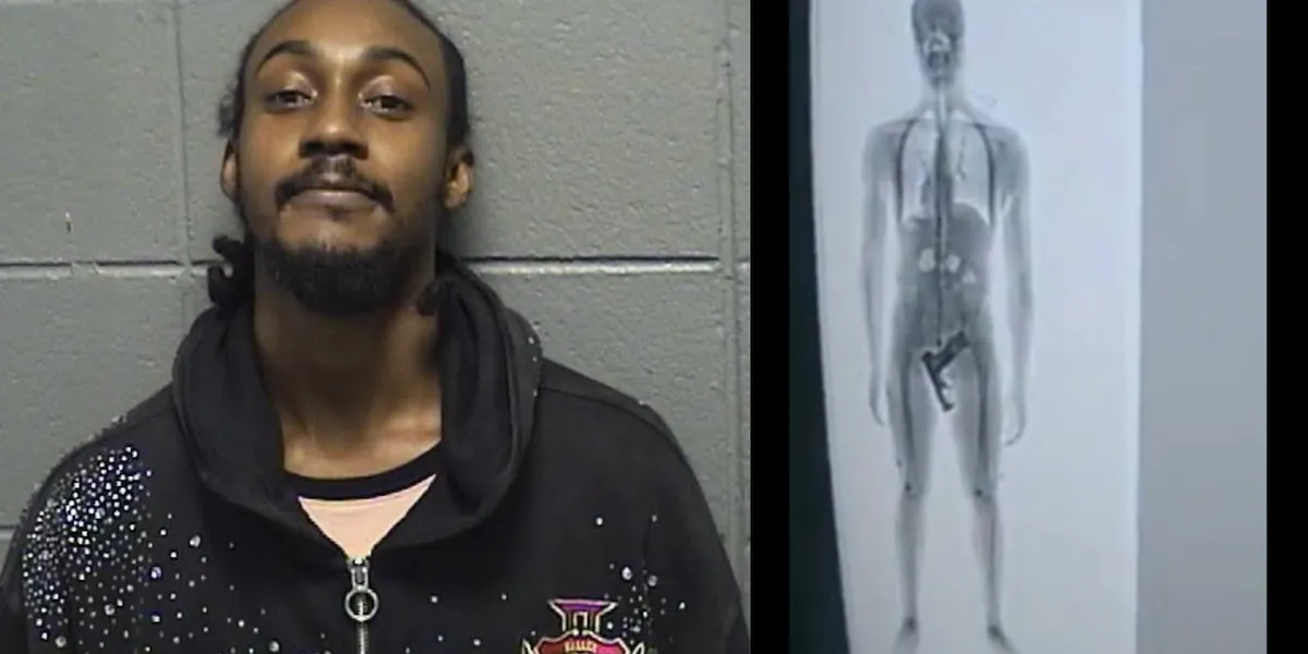 Chicago cops arrest male on minor charges — then suspect gets in major trouble after courthouse security screening ter courthouse security screening