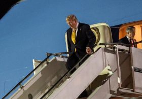 Trump’s covert swap from Air Force One happened a day after Iran’s deadly threat