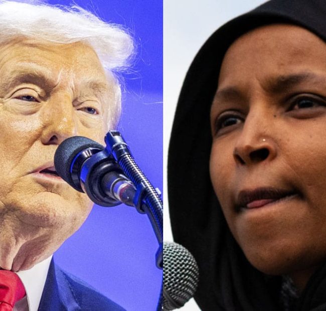 Trump Suggests Ilhan Omar Is Facing Deportation Related to ‘Fraud Probe’