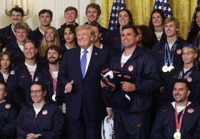 Trump praises Team USA Winter Olympians and Paralympians at White House after record medal haul