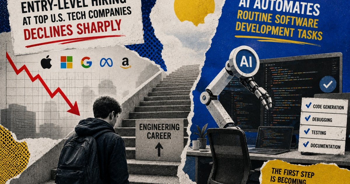 AI Is Reducing Entry-Level Tech Hiring, but It's Not Replacing Software Engineers tware development tasks