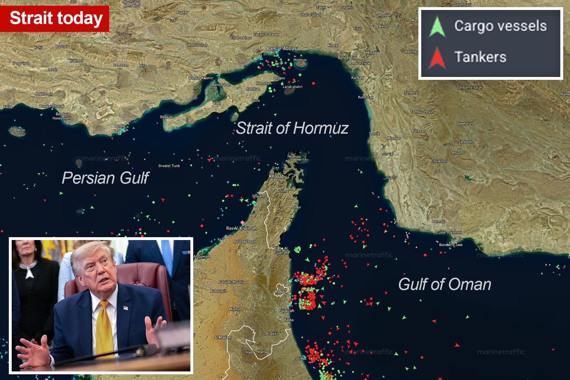 US nears temporary deal with Iran to open Strait of Hormuz — and it doesn’t include tolls: report us iran hormuz open deal closing comp