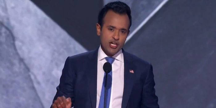 Vivek Ramaswamy Booed Off Stage At Libertarian Youth Convention vivek ramaswamy e1721218830755