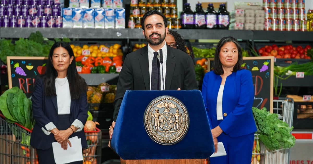 Immigrant Grocers Sue Socialist NYC Mayor Over Government-Run Supermarket Plan zohran mamdani new york city mayor government grocery store