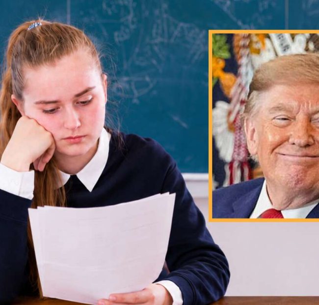 Unlucky: 6th Grader Flunks Geography After Trump Renames Everything In Middle Of Exam
