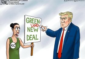 Best political cartoons: Trump finds a use for the Green New Deal