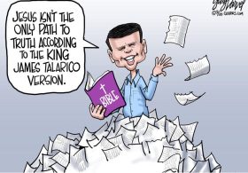 Best political cartoons: The GOSPEL according to Talarico