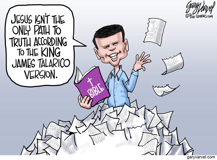 Best political cartoons: The GOSPEL according to Talarico 1 6 1