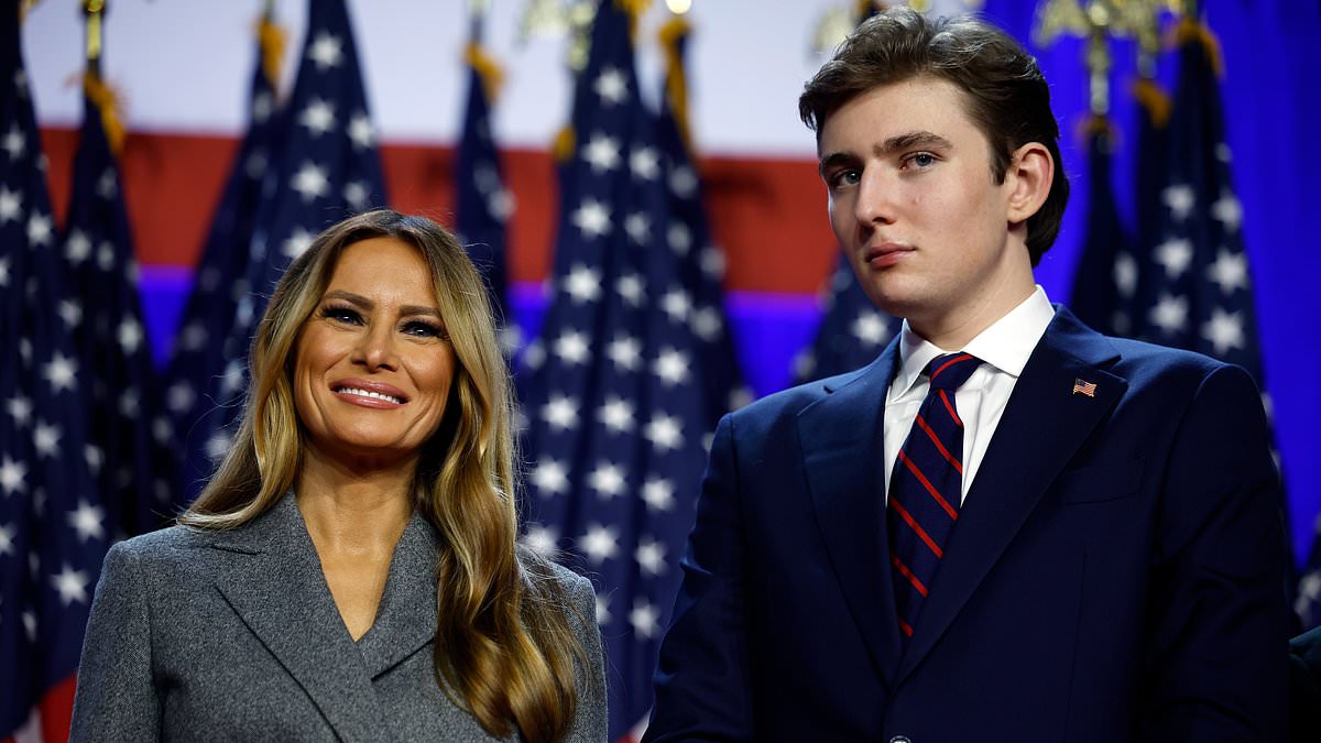 Melania Trump hints at growing tensions with son Barron, 20, as she shares rare insight into their relationship 110908399 0 image m 11 1790271740639
