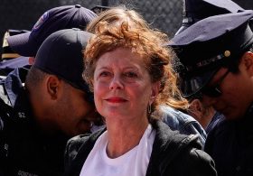 Susan Sarandon and other celebs ARRESTED at UN protest ahead of Israeli Prime Minister Benjamin Netanyahu’s address