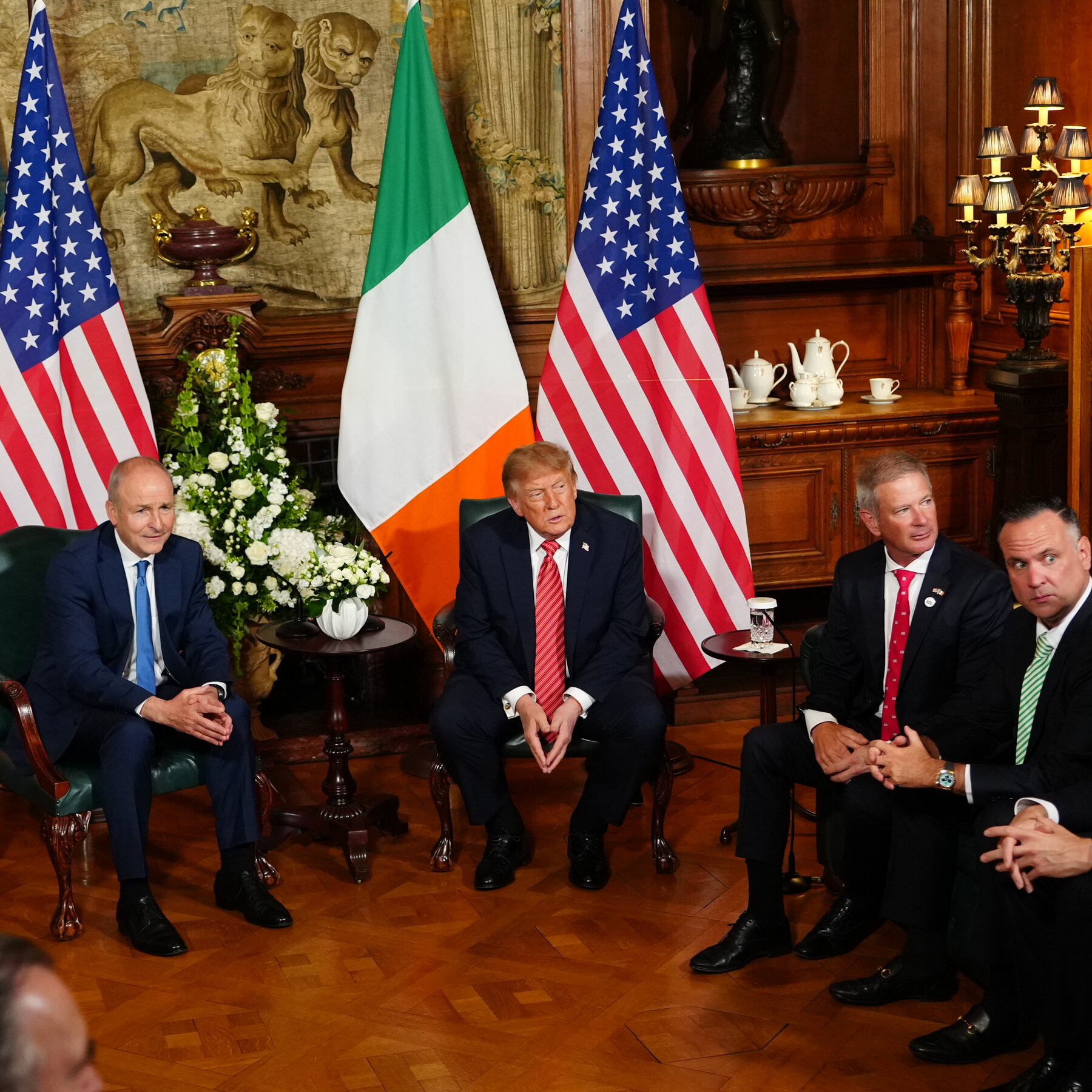 Trump Says Irish Unification Would Be ‘Fantastic,’ Breaking With Precedent 12int prexy jmlp mediumSquareAt3X