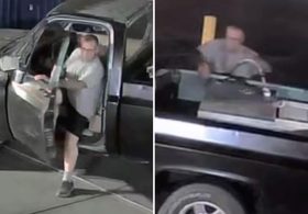 Moment brazen thief caught sucking $2,500 in gas from underground tanks at California gas station