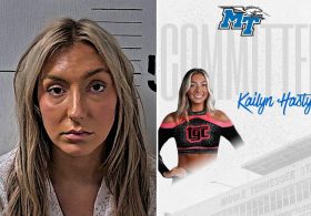 College cheerleader arrested twice over alleged domestic assault