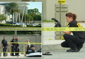 Florida woman, 70, opens fire inside police department lobby, chief says