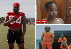 College football star accused of slamming pregnant girlfriend on the ground for refusing to take abortion pill
