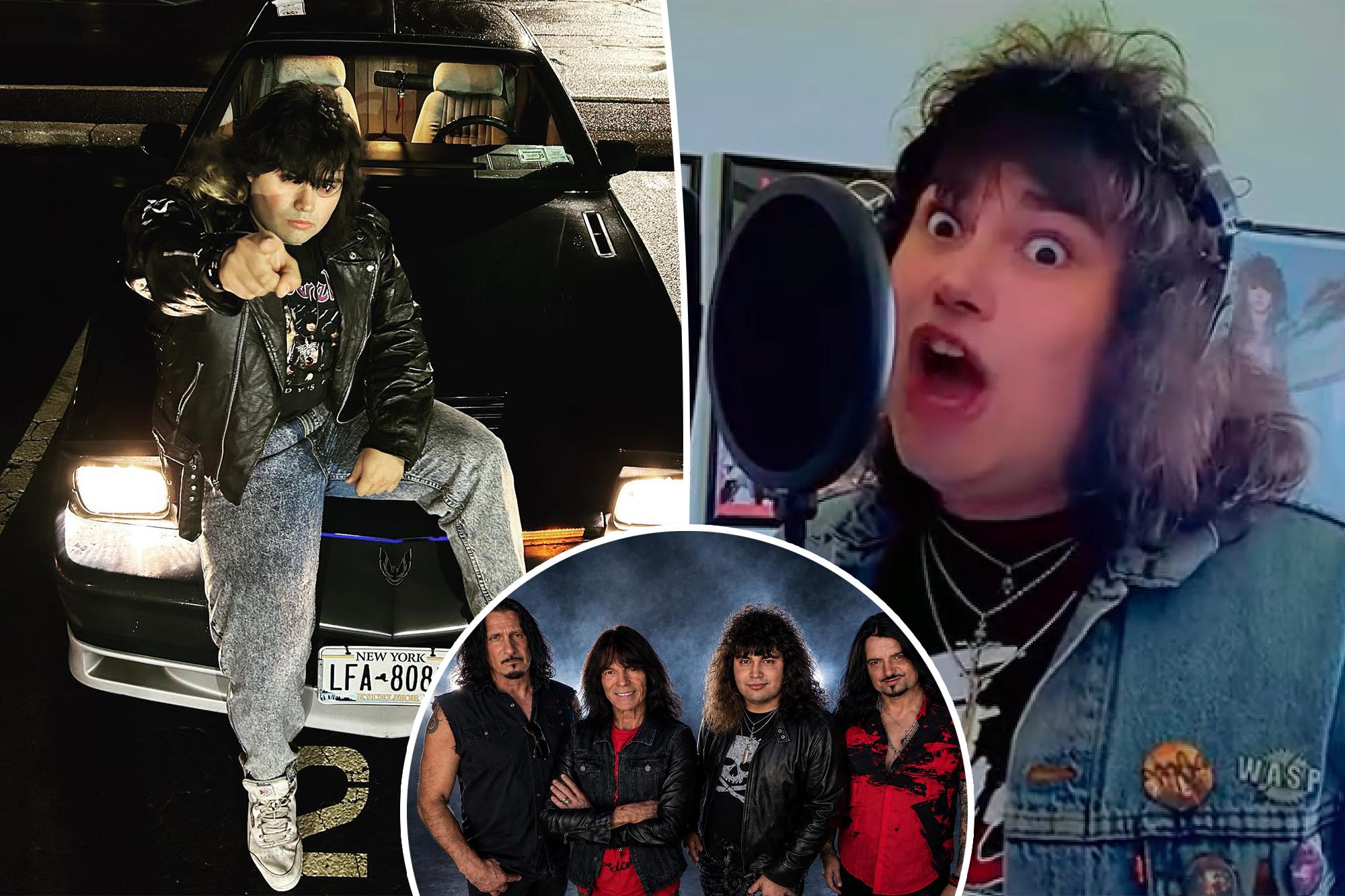 Long Island singer, 23, becomes frontman for heavy metal band Quiet Riot after online audition 142155194