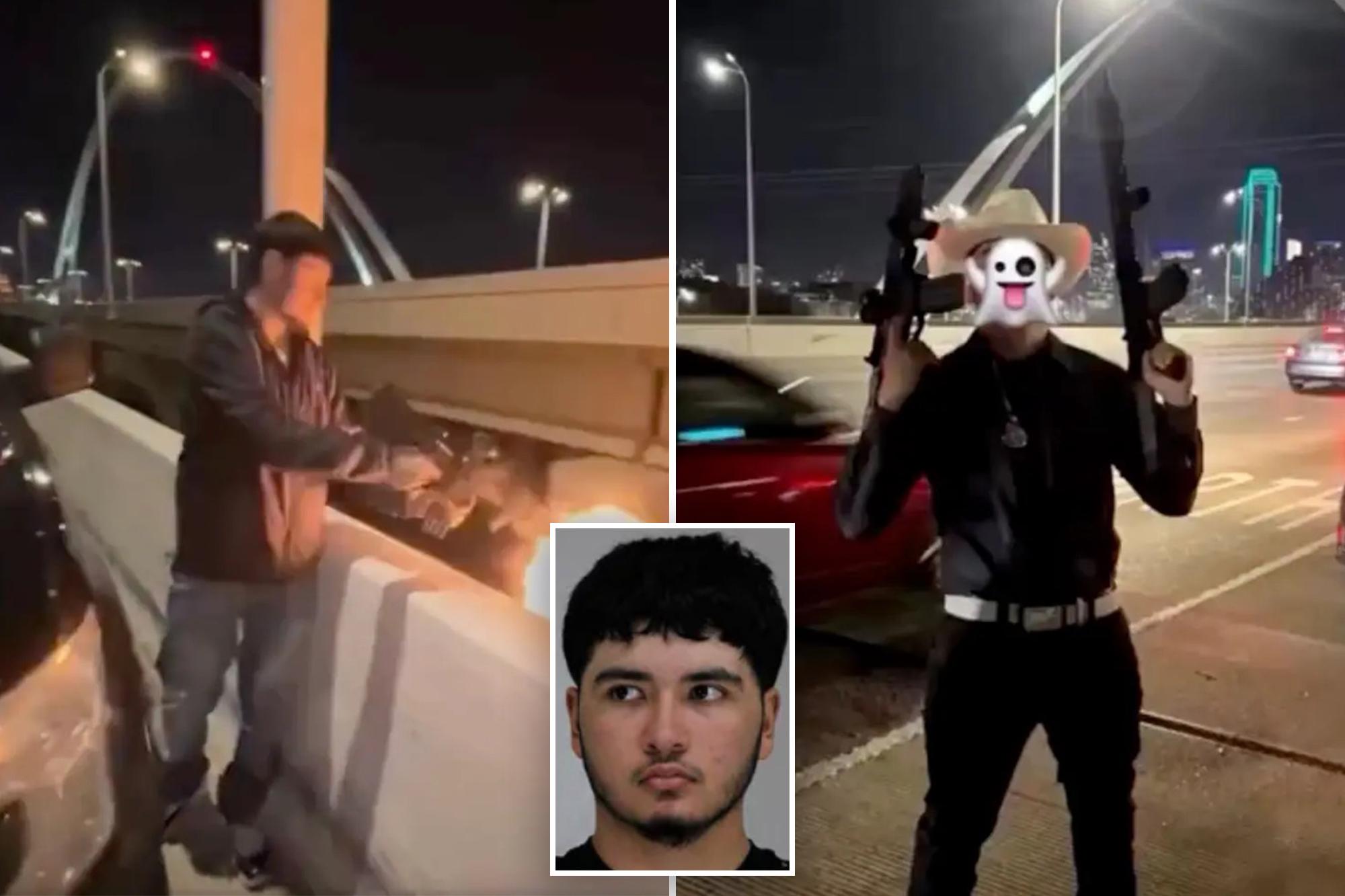 Illegal migrant learns his fate for blasting 100 AR shots from Dallas bridge on New Year’s Eve 142159270