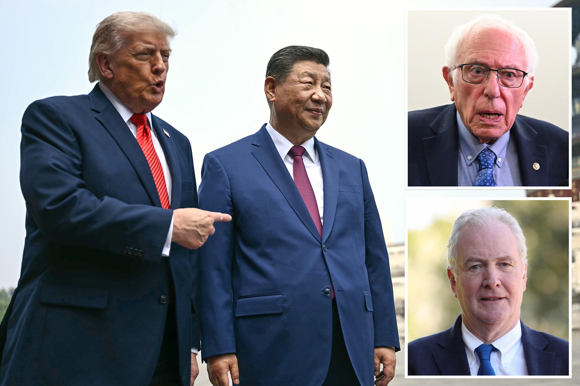 Dems beg Trump to work with Xi Jinping on slowing AI as Bernie unveils bill to ban ‘superintelligence’ 142206608