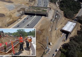 Wildlife crossing over 101 looks nowhere near finished as opening looms