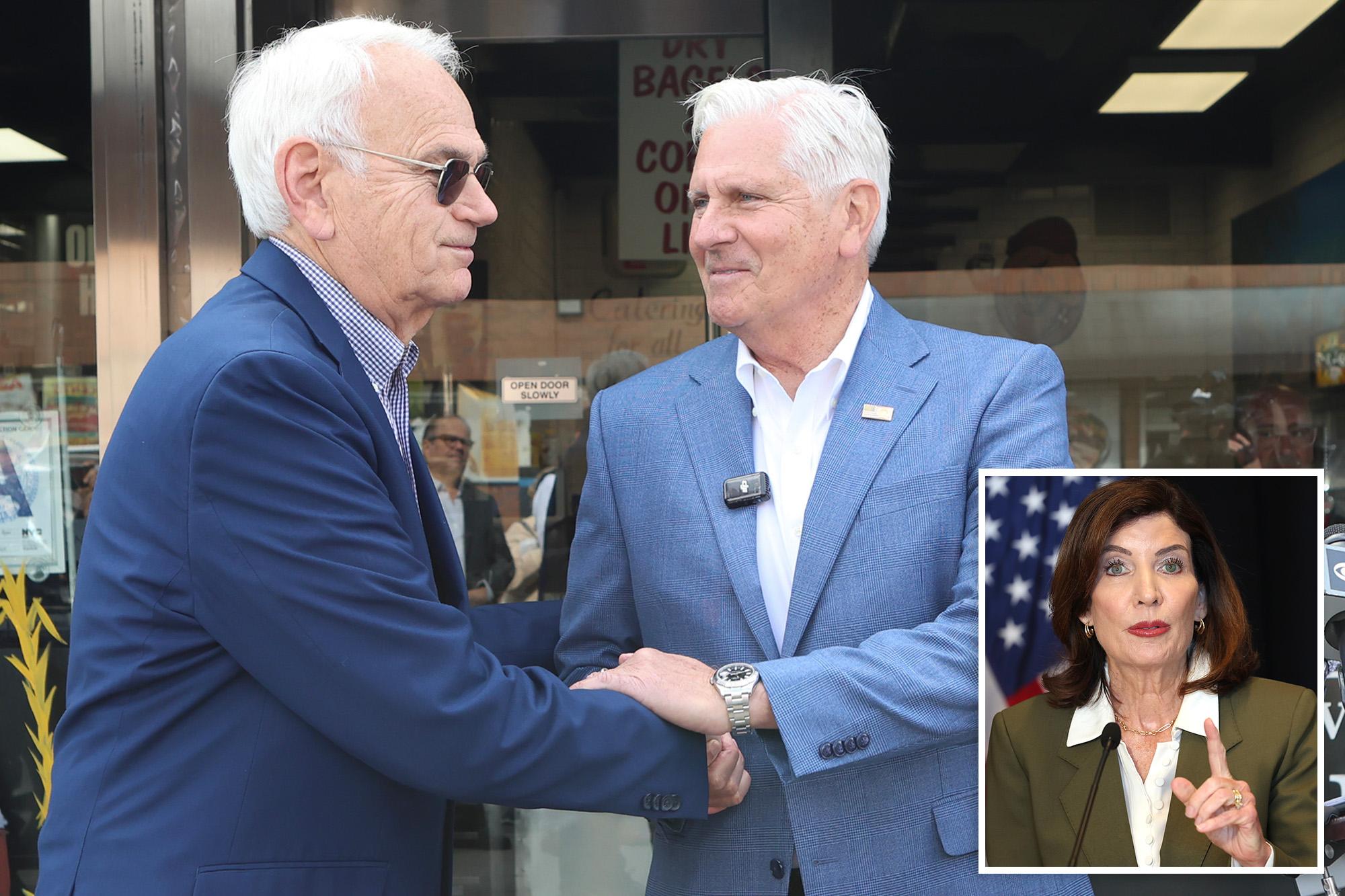 Prominent NYC Democrat Bob Holden backs GOP’s Bruce Blakeman over Hochul in ‘public safety’ push: ‘It’s mayhem’ 142223253