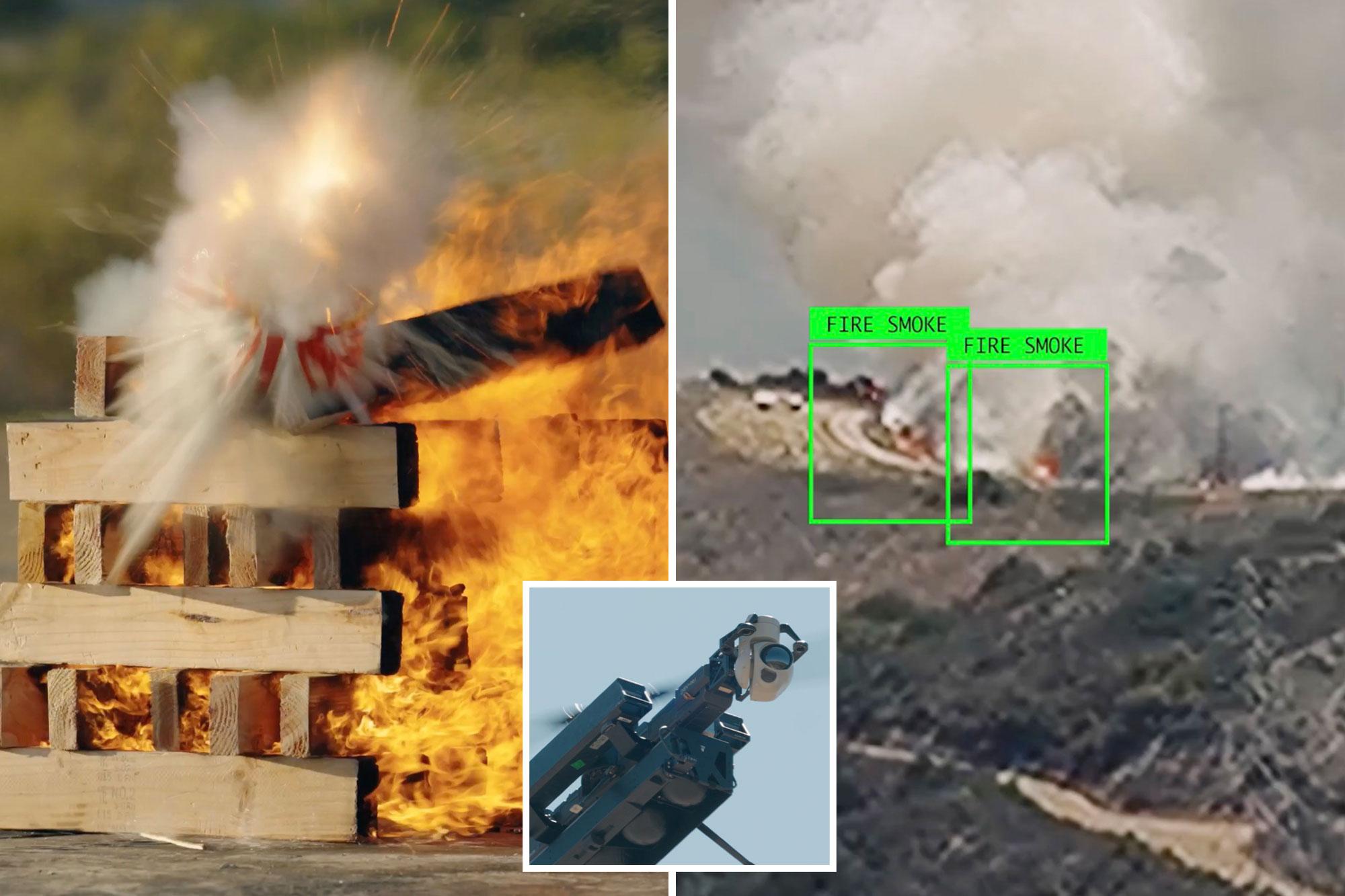 High-tech wildfire hunting drones deployed in California with AI-powered thermal vision 142244704