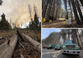 Wildfire closes road to iconic Yosemite viewpoint