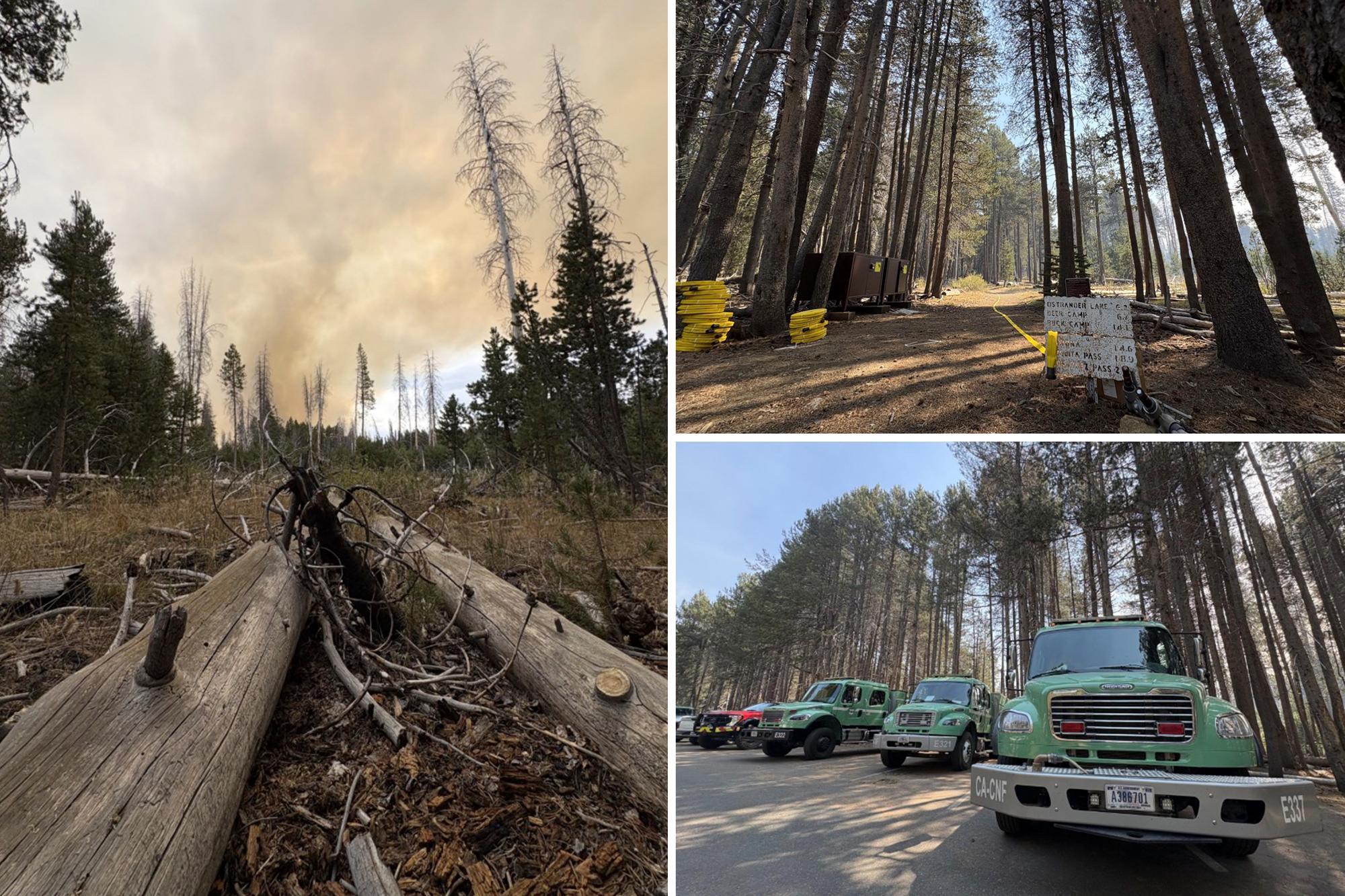 Wildfire closes road to iconic Yosemite viewpoint 142348311
