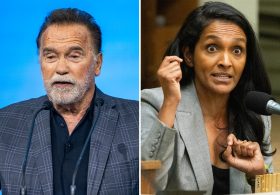 Arnold Schwarzenegger hosts private meeting with Nithya Raman and LA bigwigs