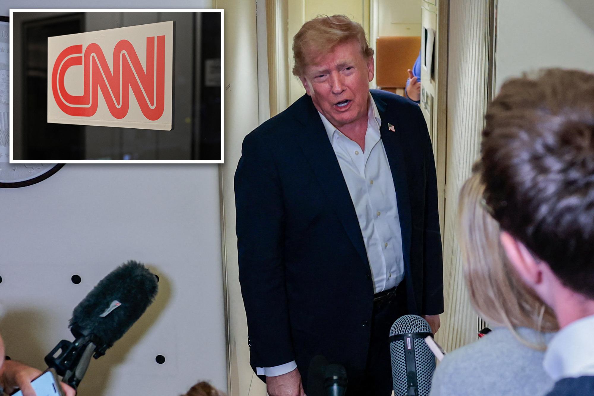 CNN left off Air Force One for Trump’s trip to Tennessee as White House installs new media restriction 142562407