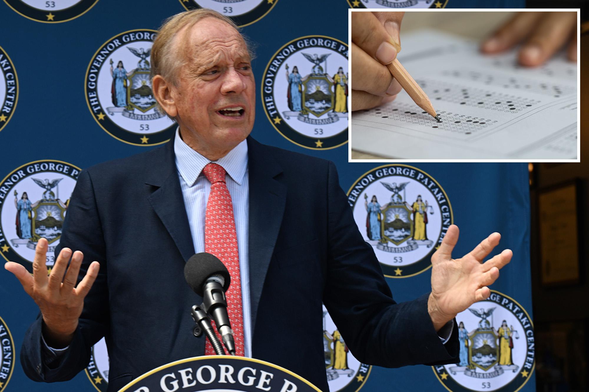 Ex-Gov. Pataki, who put Regents in place, rips ‘incredibly stupid’ axing of tests: ‘Really sad day for New York’ 142768340