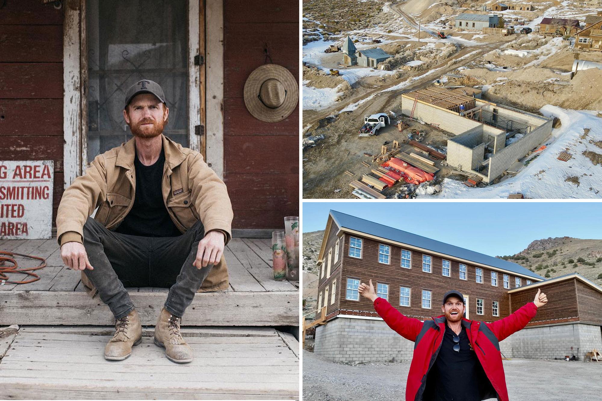 Adventurer who blew life savings on California mountain ghost town reveals how his gamble has gone 142802576