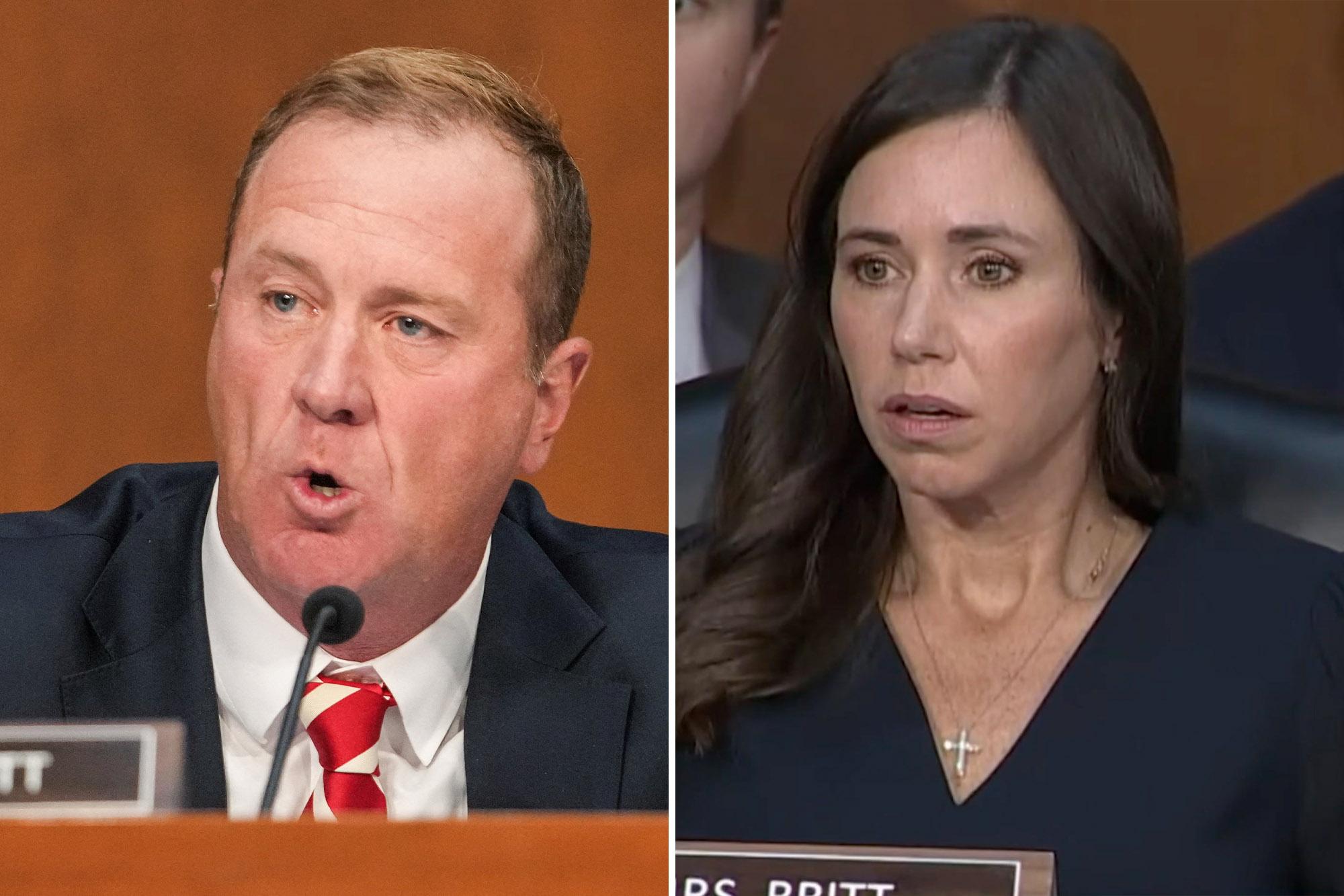 Sen. Katie Britt’s ‘look of utter horror’ as GOP colleague’s perjury accusation unravels during Jack Smith hearing goes viral 143082470